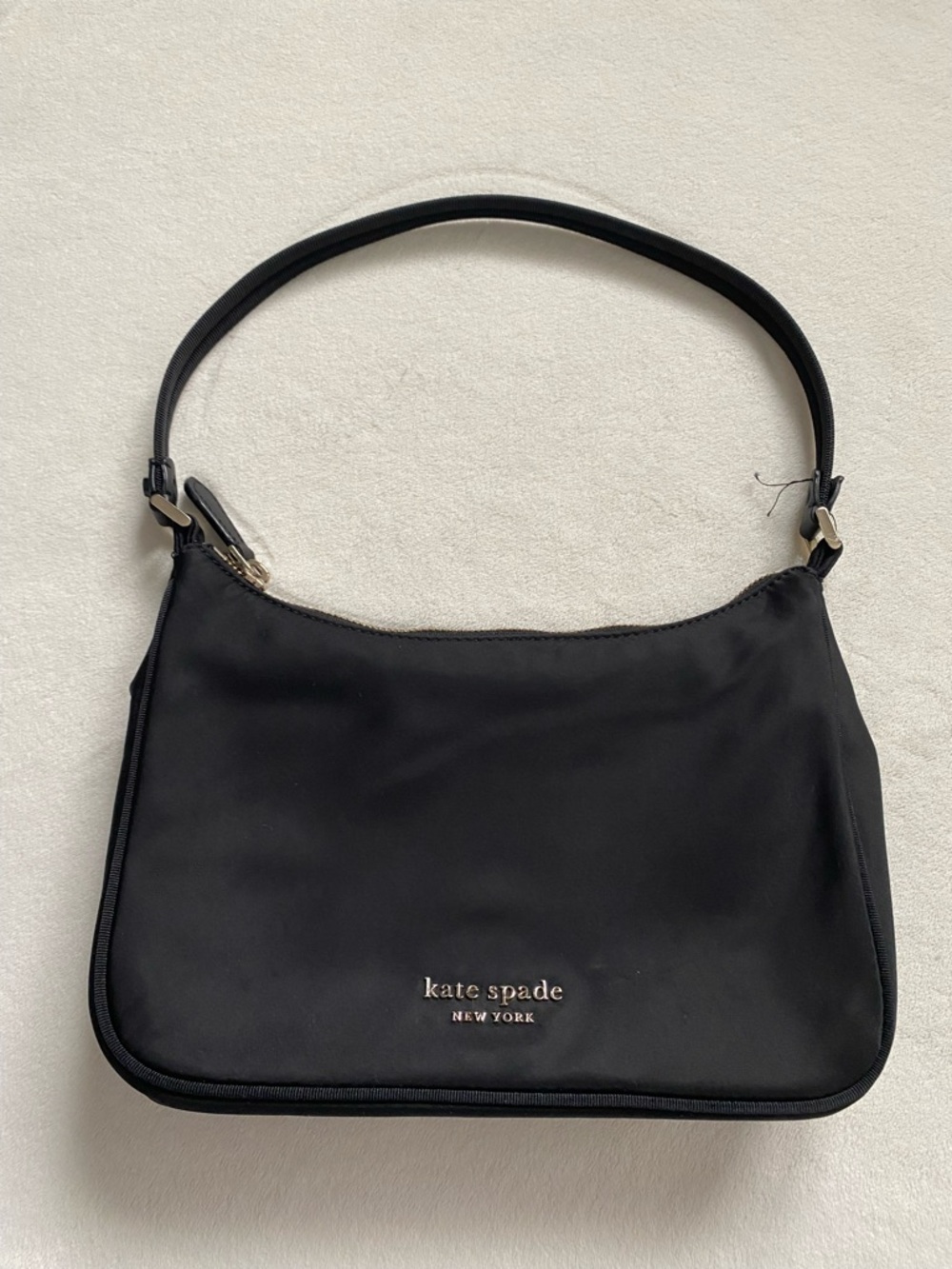 kate spade Black Shoulder Bag with Gold Logo